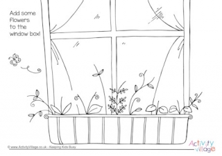 Window Box Doodle Page