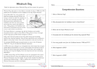 Windrush Comprehension