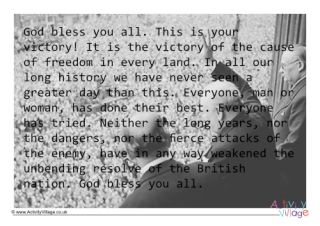 Winston Churchill VE Day Speech 1