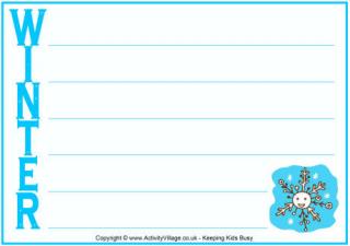 Winter Acrostic