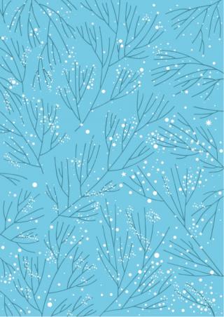 Winter Branches Scrapbook Paper