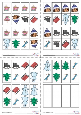 Winter Dominoes