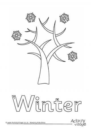 Winter Finger Tracing 2