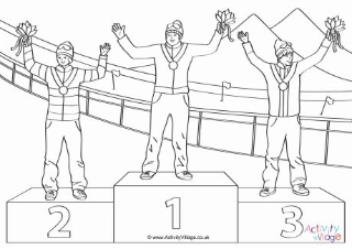 Winter Olympics Colouring Pages