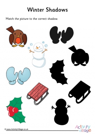 Winter Shadow Puzzle