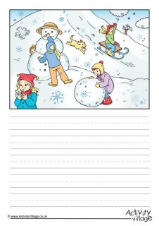 Winter Story Paper