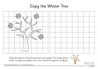 Winter Tree Grid Copy