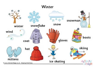 Winter Vocabulary