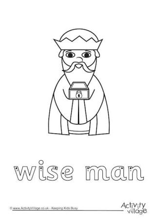 Wise Man Finger Tracing