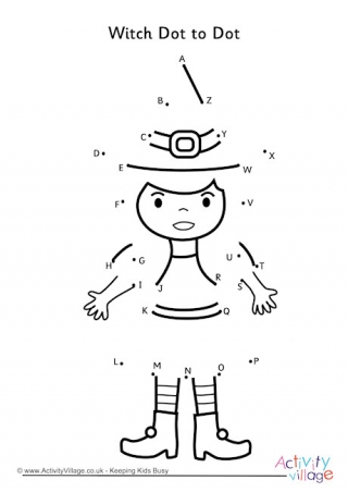 Halloween Dot To Dots