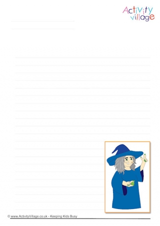 Witch Writing Page