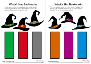Witchs Hat Bookmarks