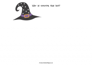 Witch's Hat Doodle Page