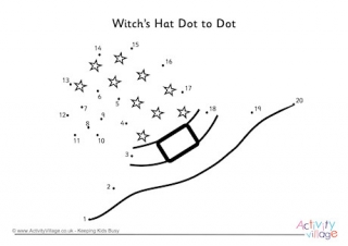Witch's Hat Dot to Dot