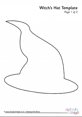 Witch's Hat Template