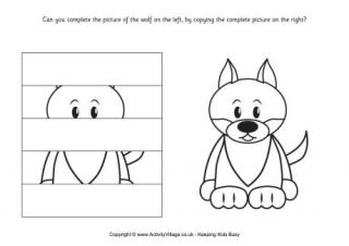 Complete the Wolf Puzzle