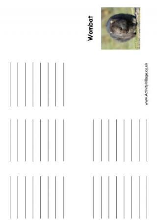 Wombat booklet