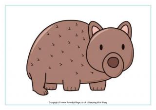 Wombat Poster 2