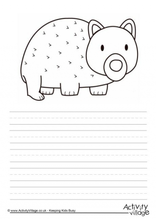 Wombat Story Paper