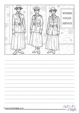 Women Police Service WWI Story Paper
