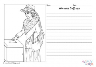 Women's Suffrage Story Paper
