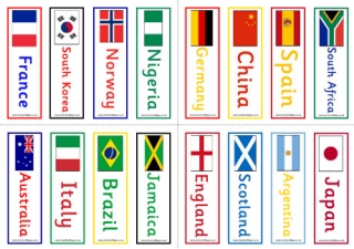 Womens World Cup 2019 Flag Bookmarks