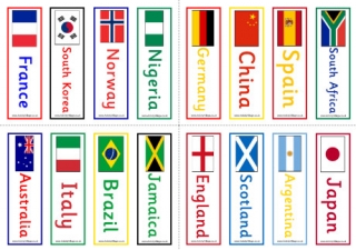 Womens World Cup 2019 Flag Bookmarks