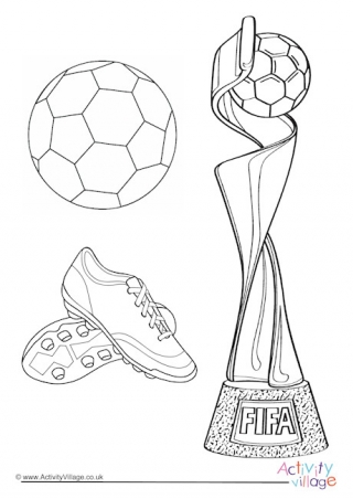 Soccer Colouring Pages