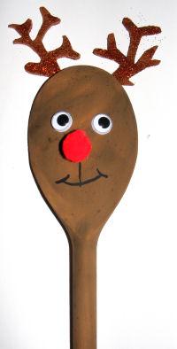 Wooden Spoon Rudolph