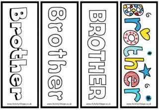 Printable Word Bookmarks