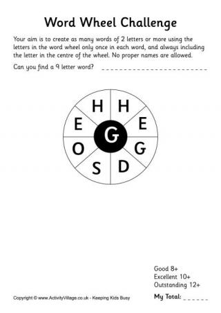 Word Wheel Challenge 4