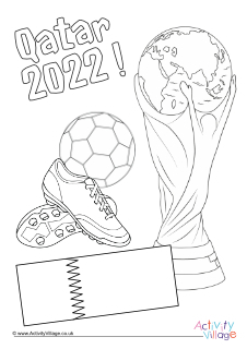 World Cup Colouring Pages