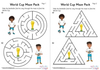 World Cup Maze Pack