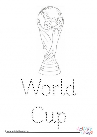 World Cup Word Tracing