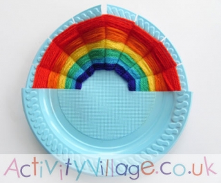 Woven Rainbow Craft