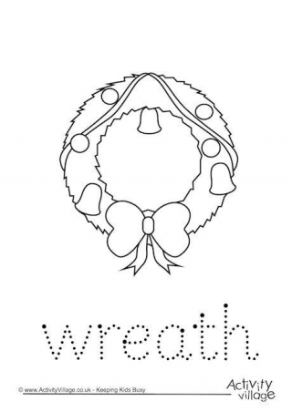 Wreath Word Tracing