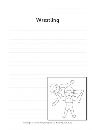 Wrestling Writing Page