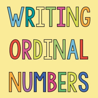 Writing Ordinal Numbers to 10