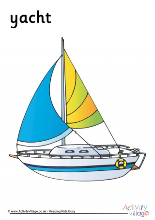 Yacht Poster