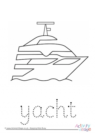 Yacht Word Tracing