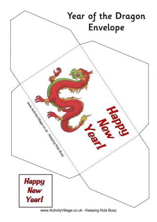 Year of the Dragon Envelope 1