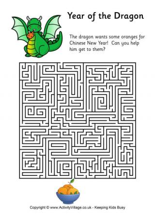 Year of the Dragon Maze 3