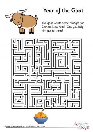 Year of the Goat Maze 3