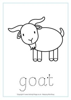 Year of the Goat Worksheets