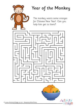 Year of the Monkey Maze 2