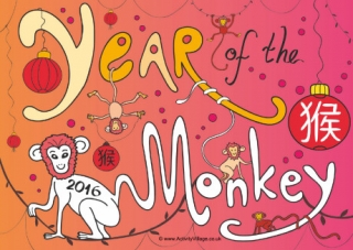 Year of the Monkey Poster