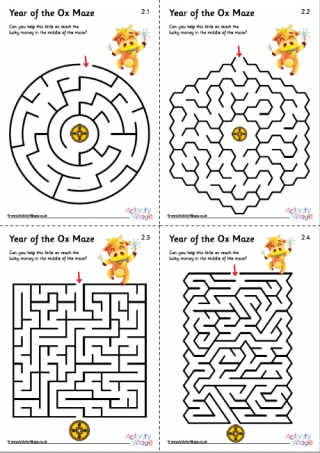 Year Of The Ox Mazes 2