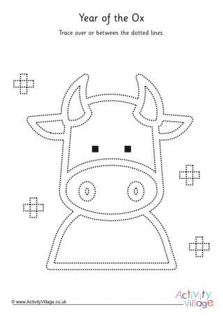 Year of the Ox Tracing Page