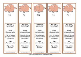 Year of the Pig Bookmark