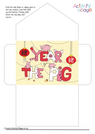 Year Of The Pig Lucky Money Envelope